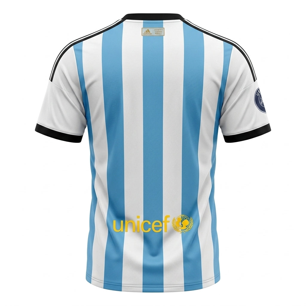 Camisa Argentina 2014 Retrô Masculina - Casa