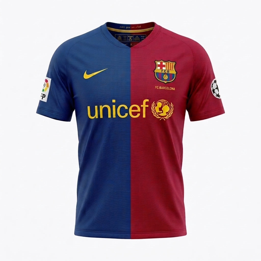 Camisa Barcelona 2007/2008 Retrô Masculina - Casa