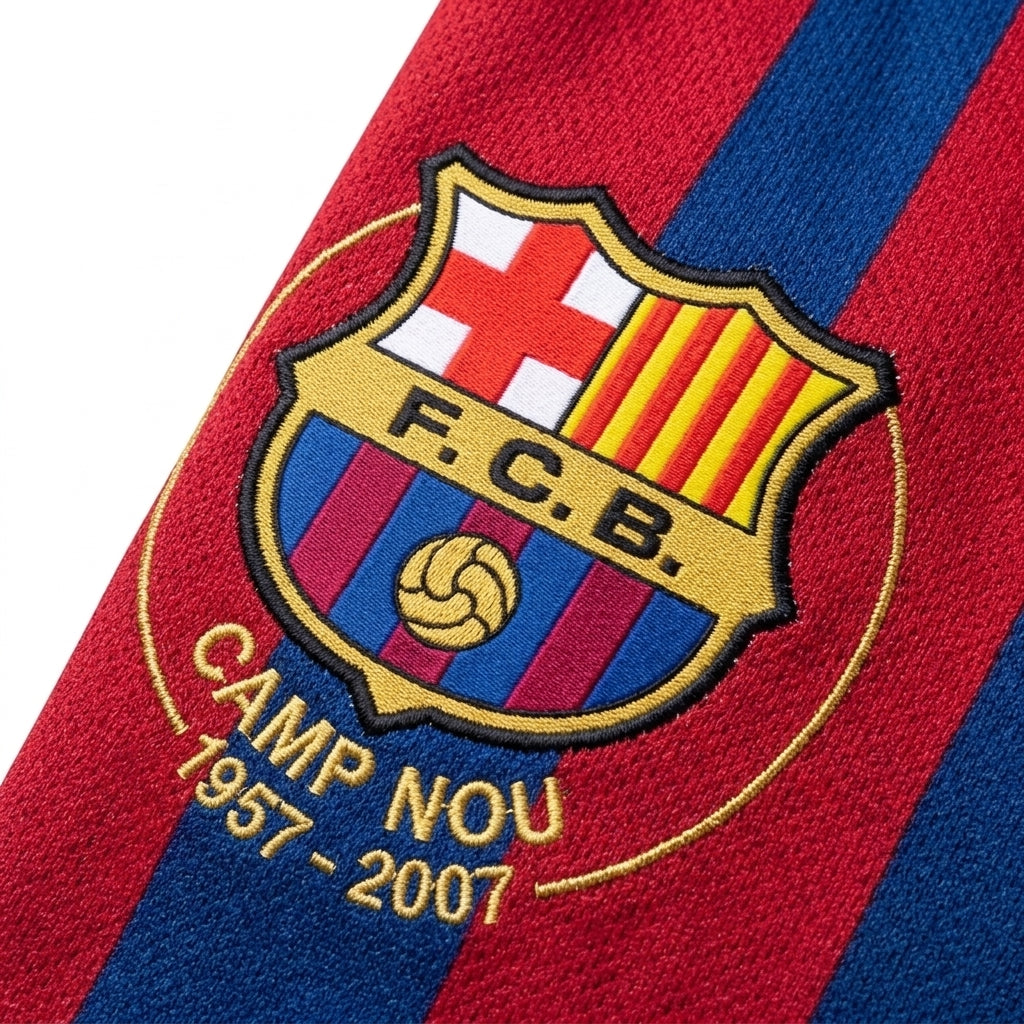 Camisa Barcelona 2007/2008 Retrô Masculina - Casa