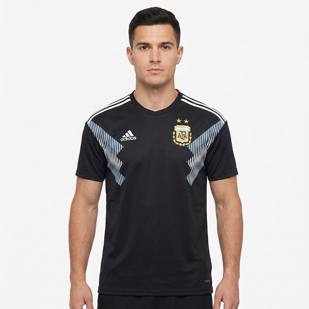 Camisa Argentina 2018 Retrô Masculina - Visitante