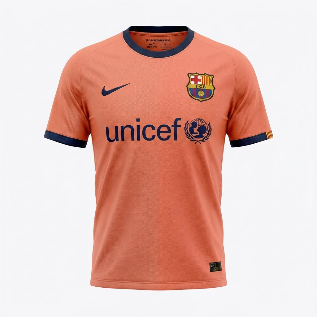 Camisa Barcelona 2009/2010 Retrô Masculina - Visitante