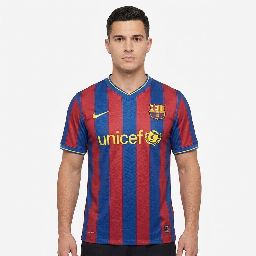 Camisa Barcelona 2009/2010 Retrô Masculina - Casa