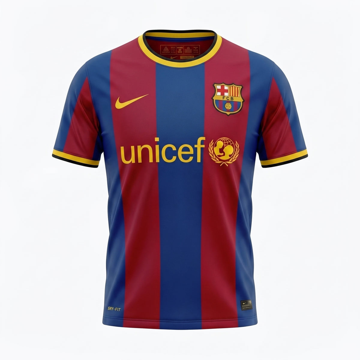 Camisa Barcelona 2010/2011 Retrô Masculina - Casa