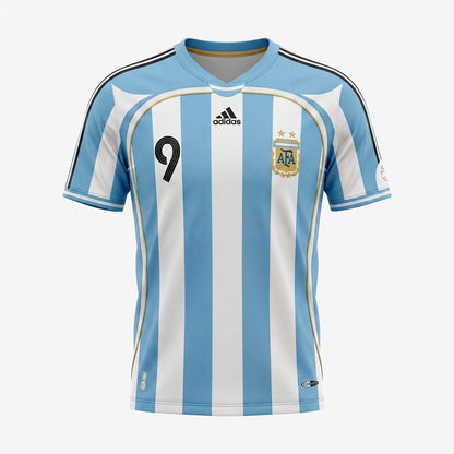 Camisa Argentina 2006 Retrô Masculina - Casa