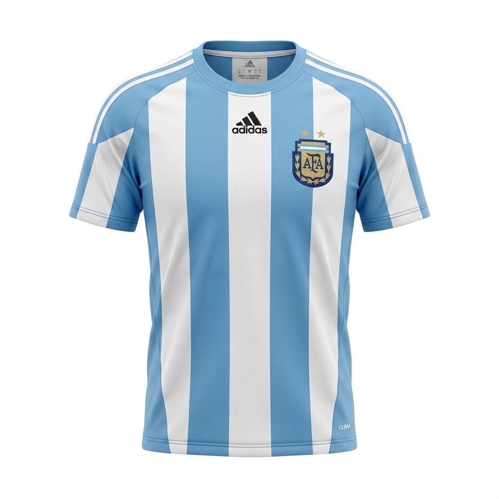Camisa Argentina 2010 Retrô Masculina - Casa