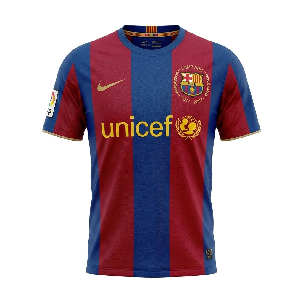Camisa Barcelona 2006/2007 Retrô Masculina - Casa