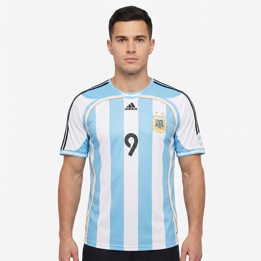 Camisa Argentina 2006 Retrô Masculina - Casa
