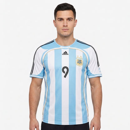 Camisa Argentina 2006 Retrô Masculina - Casa