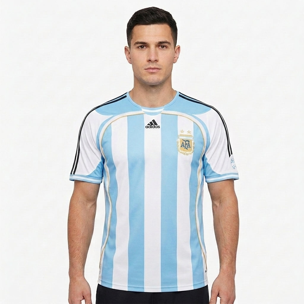 Camisa Argentina 2006 Retrô Masculina - Casa