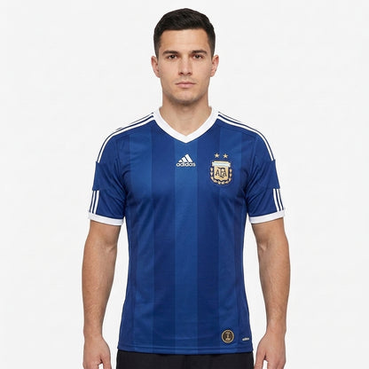 Camisa Argentina 2010 Retrô Masculina - Visitante