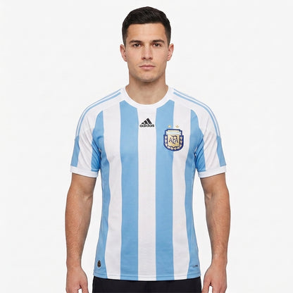Camisa Argentina 2010 Retrô Masculina - Casa