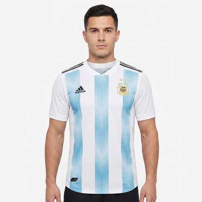 Camisa Argentina 2018 Retrô Masculina - Casa