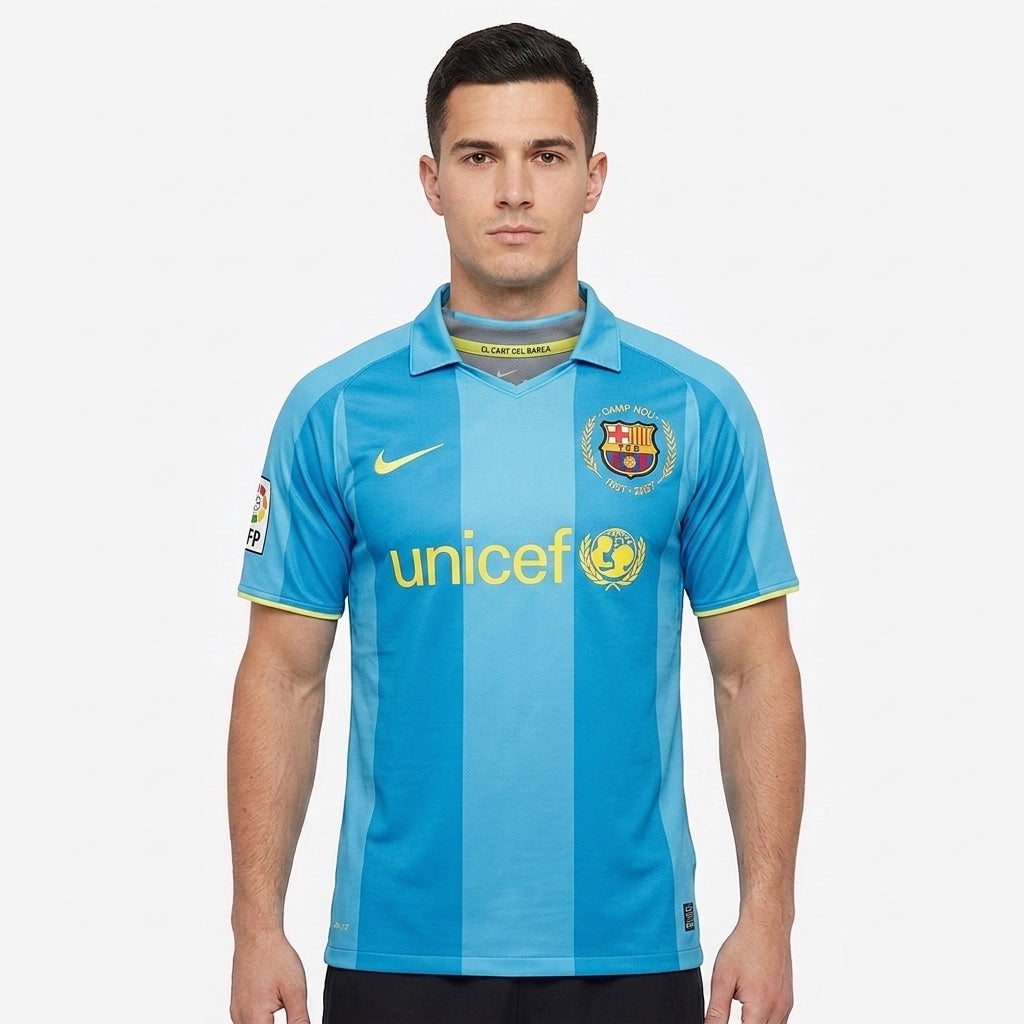 Camisa Barcelona 2007/2008 Retrô Masculina - Visitante