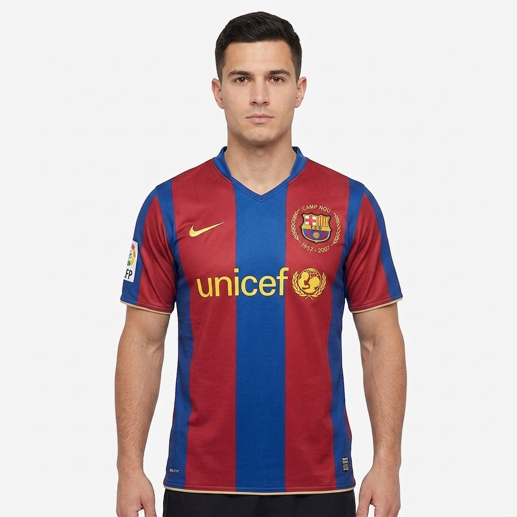 Camisa Barcelona 2006/2007 Retrô Masculina - Casa
