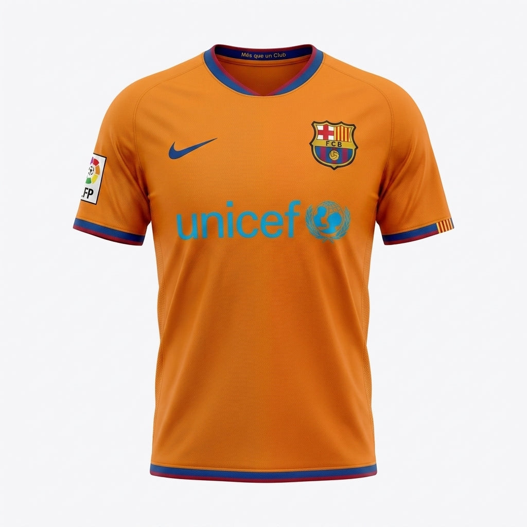 Camisa Barcelona 2006/2007 Retrô Masculina - Visitante
