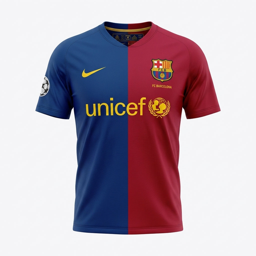 Camisa Barcelona 2008/2009 Retrô Masculina - Casa